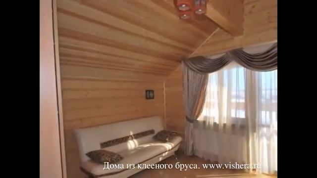 Интерьеры домов из клееного бруса смотреть онлайн