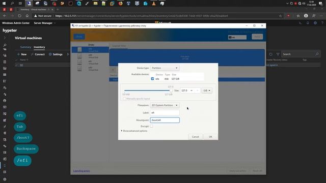 Создание виртуальной машины Fedora Server 31 через Windows Admin Center смотреть онлайн