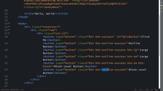 Buttons - Bootstrap 5 Alpha Responsive Web Development and Design смотреть онлайн