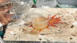 Как сделать золотую краску из пудры Coprabel EC Rich Pale Gold 4000