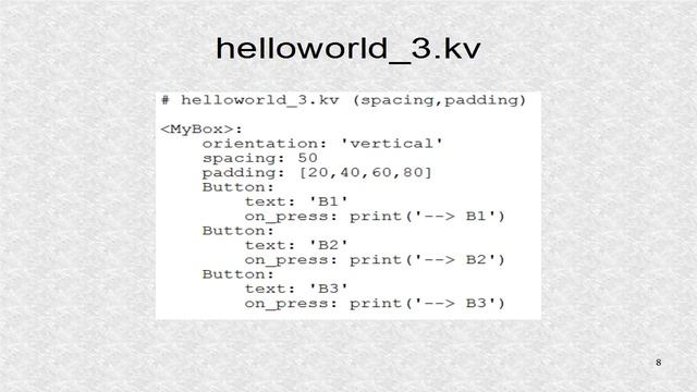 Kivy 5. BoxLayout смотреть онлайн