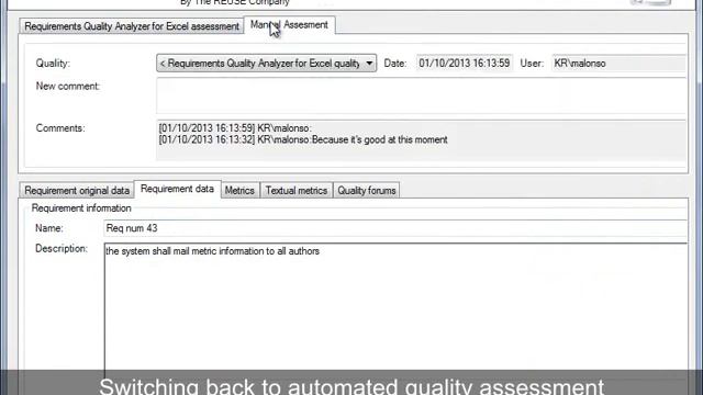 RQA for Excel: Requirements Quality Analyzer смотреть онлайн