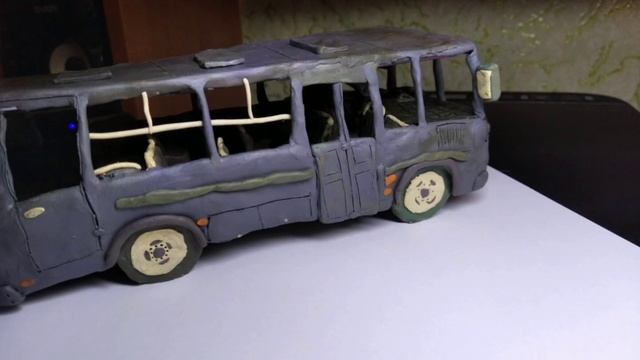 Автобус Паз из пластилина. смотреть онлайн
