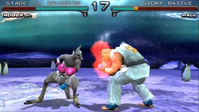 Tekken: Dark Resurrection (PSP) walkthrough - Roger Jr смотреть онлайн
