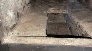 Печь Варна в гараже после года использования.