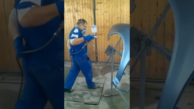 Покраска крыла шкоды смотреть онлайн