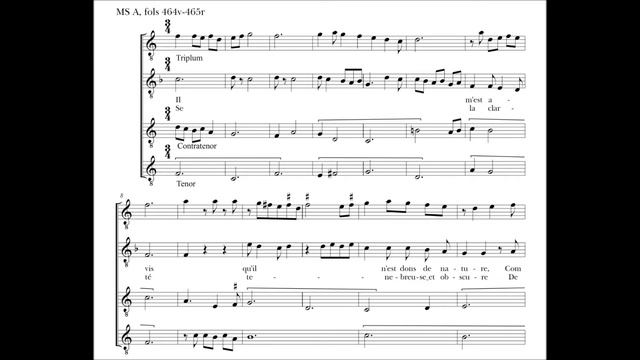 Guillaume de Machaut, B22 - Il m'est avis (MS A) смотреть онлайн