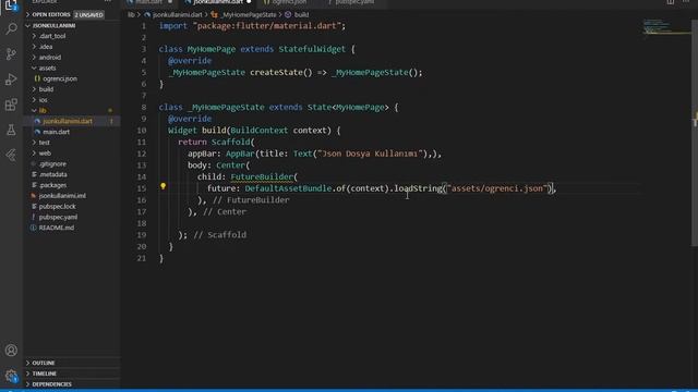 Flutter - Local JSON Dosyası Nasıl Kullanılır? смотреть онлайн