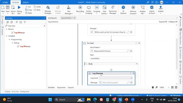 UiPath OpenAI Connector - Integration Service - Chat Completion & Text Completion OpenAI Activities смотреть онлайн