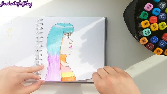 Мой скетчбук №16 | Sketchbook Tour | SvetaLifeBlog смотреть онлайн