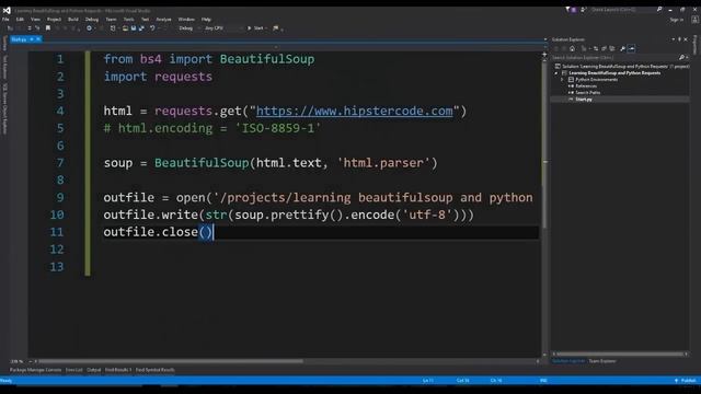 Learning BeautifulSoup and Python Requests in ONE VIDEO смотреть онлайн