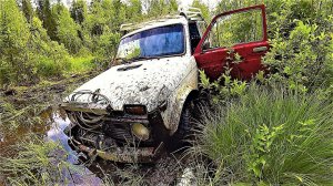 ТАЙГА⚡КОВАРНОЕ БОЛОТО НЕ ДАЁТ ПОКОЯ! БАНЯ ПОЛНОСТЬЮ ГОТОВА!