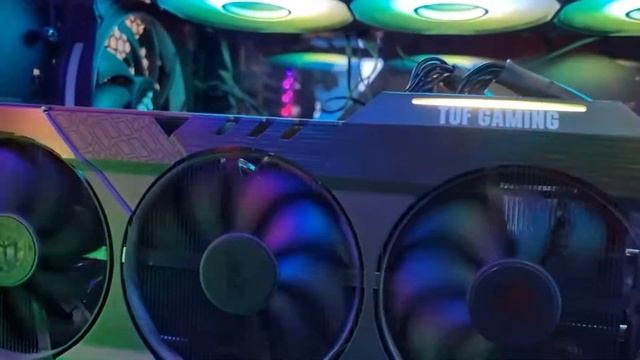 ASUS TUF Gaming RTX 3070 - Подсветка2 смотреть онлайн