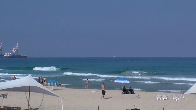 Израиль. Хариш - Хадера - Кейсария. Дикий пляж города Кейсарии. Где отдохнуть в Израиле. смотреть онлайн