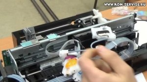 Как убрать воздух из картриджей на СНПЧ от Epson