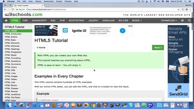 Learn HTML @W3Schools смотреть онлайн