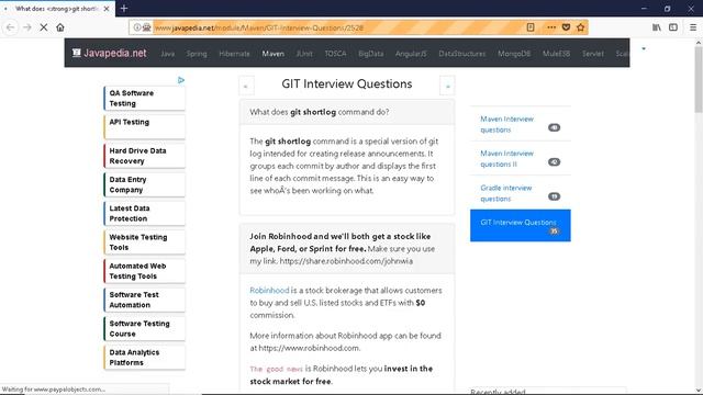What does git shortlog command do?
| javapedia.net смотреть онлайн