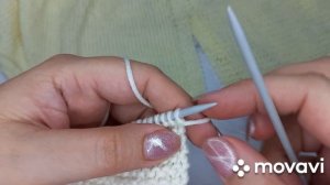 ?Красивый узелковый край спицами.Лайфхак