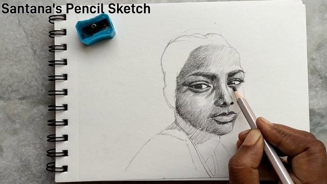 How To Draw Potrait // Potrait Sketch//Human face sketch смотреть онлайн