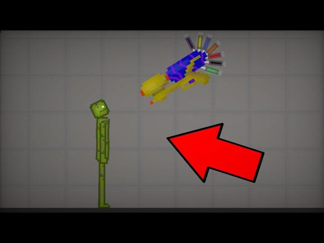 ⁉️СМЕШАЛ ВСЕ ШПРИЦЫ В ВОДЯНОМ ПИСТОЛЕТЕ‼️- Melon Sandbox