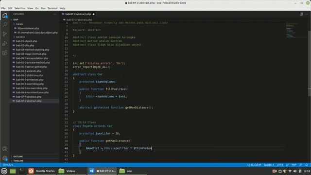 07.2. Konsep dan Teknik OOP PHP: Menambah Property dan Method pada Abstract Class смотреть онлайн