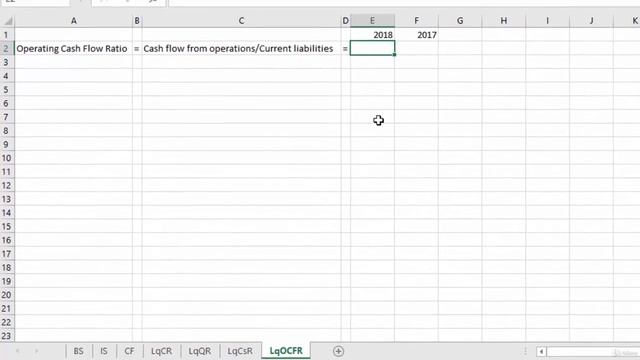 Calculating Operating Cash Flow Ratio in Excel | IVA works смотреть онлайн