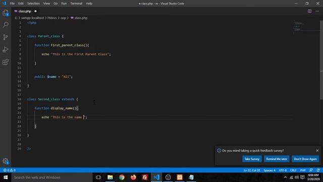 Parent & Child Relation - Object Oriented Programming смотреть онлайн