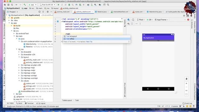 Table Layout in Android Studio| Android Development Basics| TableLayout explained with Example смотреть онлайн