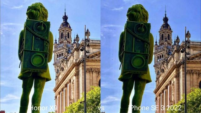Honor X9 5G vs iPhone se 3 2022 camera test смотреть онлайн