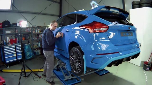 Ford Focus RS mk3 Sidewall polish timelapse смотреть онлайн