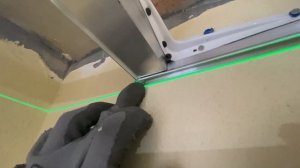 Как выглядит скрытый карниз из БП 40. Натяжные потолки.