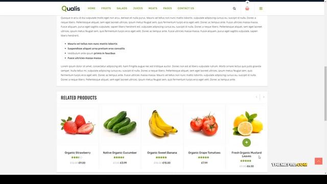 Mei - Organic Food Responsive eCommerce WordPress Theme organic food food смотреть онлайн