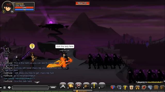 AQW - HOW TO GET NON-MEMBER FLAMING CHAOS HELM 2017! смотреть онлайн