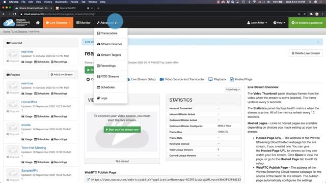 WebRTC to WebRTC With Wowza Streaming Cloud смотреть онлайн