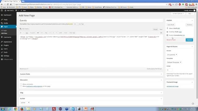 How To Add A Google Calendar To A WordPress Web Page смотреть онлайн