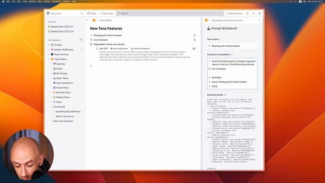 Tana AI Features - Smart Tagging смотреть онлайн