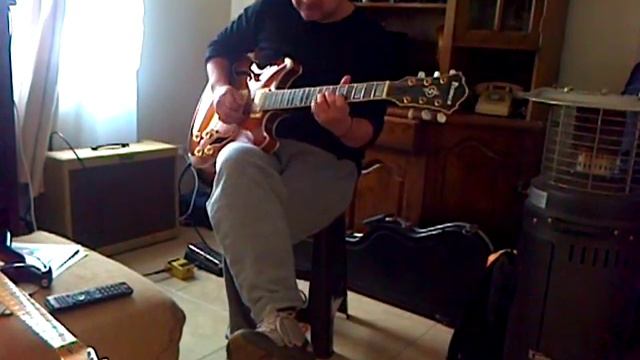 Jazz in C, Ibanez AS93 and Fender Blues Deluxe... смотреть онлайн