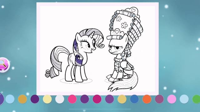 Improving the castle with Rainbow Desh- Element of Harmony Rainbow- my littlepony colour by magic # смотреть онлайн