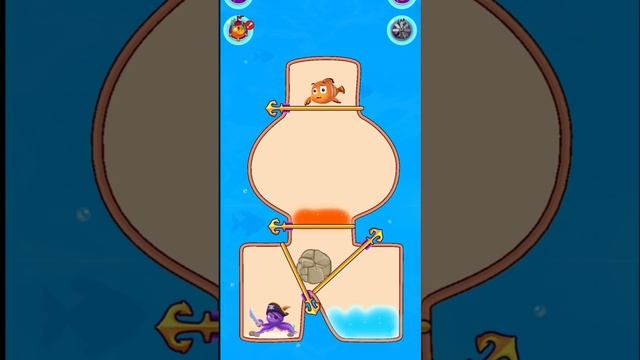 fish pin -gameplay (pull the pin ) ios and android game смотреть онлайн