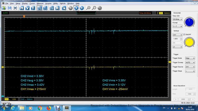 98 Mazda 626 2L Knock Sensor Testing Waveform