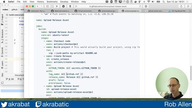 Live coding: GitHub actions to publish Go binaries смотреть онлайн
