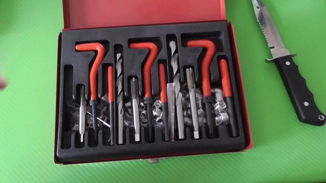 Набор для восстановления резьбы M6X1-M8X1,25-M10X1,5 . Распаковка и обзор. смотреть онлайн