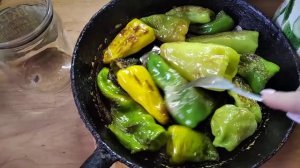 Жареный перец на зиму//Очень вкусный .