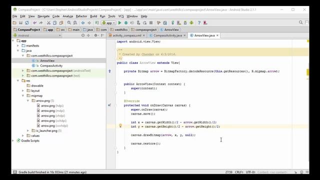 CSP AS Creating and Rotating a Custom View in Android смотреть онлайн