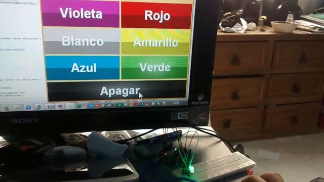 Java Swing + Arduino - Led RGB смотреть онлайн