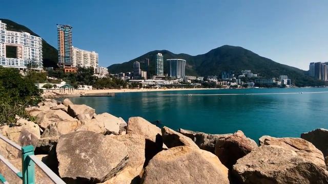 Walking Around Deep Water Bay And Repulse Bay Beach, Hong Kong Walking Tour 4K