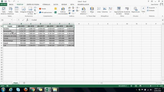 GRAFICAR MAPAS EN EXCEL. INTRODUCCIÓN A POWER MAP. Ejemplo Sencillo. Excel 2013 y 2016 смотреть онлайн