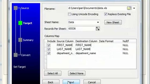 Export data from SQLite query results to Excel file смотреть онлайн