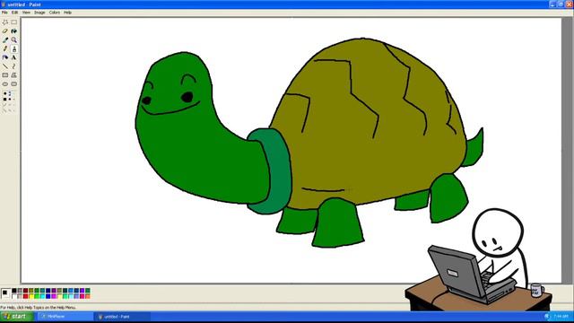 Drawing with Paint in Windows XP? смотреть онлайн
