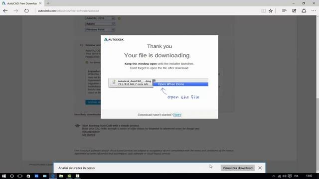 Come scaricare AutoCad 2016 - Metodo Legale [ TUTORIAL ITA ] смотреть онлайн